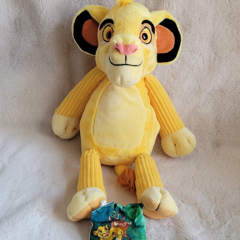 Scentsy Buddy Disney's Simba Lion King Plush W Vanilla Bean Buttercream Scent